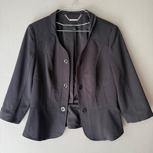 White‎ House Black Market sz 6 career office Blazer